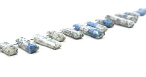 29 pièces de pierres précieuses de jaspe naturel K2, perles de Briolette à facettes en forme de Rectangle pour la fabrication de bijoux faits à la main en gros - Product Image 3