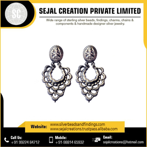 Wholesale 925 Sterling Silver Large Drop <b>Earrings</b> <b>Top</b> Selling Fine Jewelry with Diamond for Weddings - Product Image 2