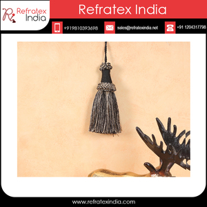 Llavero con borlas para decoración del hogar, suministro a granel de borlas de lujo y buena calidad - Product Image 2