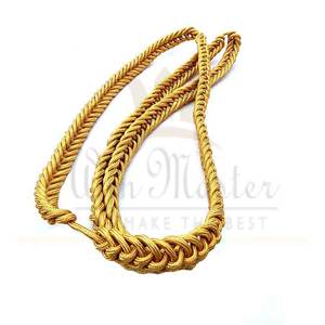 Cordón de hombro uniforme ceremonial de alambre de oro ceremonial - Product Image 6