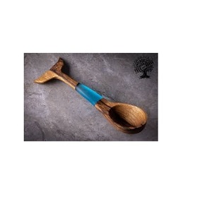 100% cuillère à poignée en résine bleue de meilleure qualité pour taille personnalisée prix bon marché avec produit fait main - Product Image 2