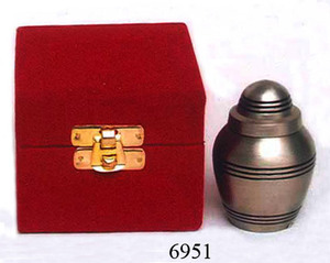 Vault Adult Urns With White Powder Coat Manufacture & Supplier of Modern Brass <b>Keepsake</b> Urns With <b>Boxes</b> - Product Image 3