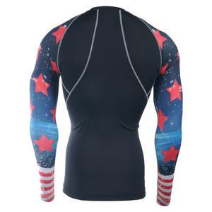 Rashguard à manches longues pour homme, vente en gros rapide, MMA, BJJ, équipement de sport actif, rashguards de haute qualité - Product Image 4