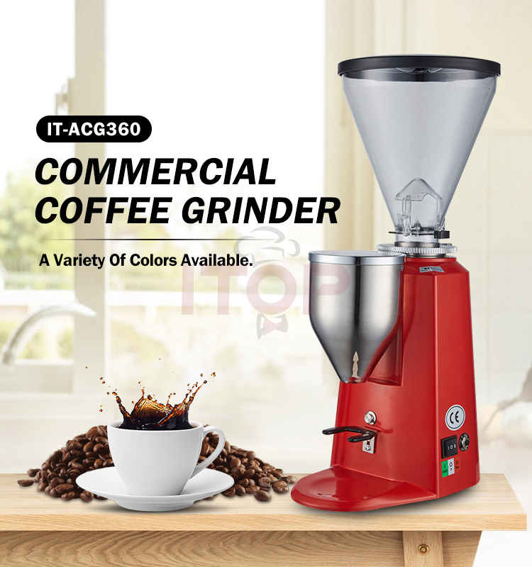 Commercial Espresso Mill Coffee Grinder Large Capacity Espresso Bean Machine