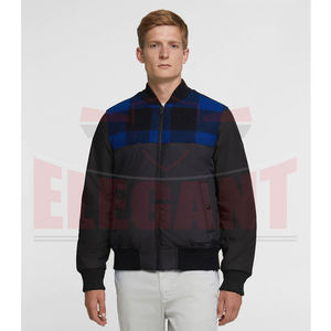 Nueva llegada de moda Jeans Denim ropa Hip Hop chaquetas de los hombres ropa de calle Patchwork cazadoras Bomber - Product Image 4