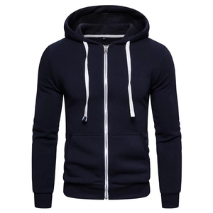 Customized Plus Size Winter <b>Men's</b> Hoodies 100% Cotton Plain Dyed <b>Fleece</b> <b>Quarter</b> <b>Zip</b> up Eco-Friendly Gym Workout - Product Image 1