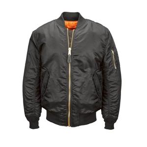 Chaqueta Bomber ajustada para hombre, cazadora de béisbol con Forro cálido, personalizada, de vuelo en blanco, Invierno - Product Image 3