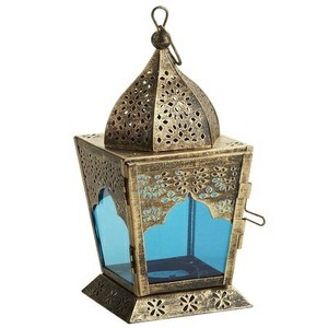 ชุดโคมไฟเทียนทองเหลืองสีทองของโมร็อกโกสำหรับตกแต่งบ้านสำหรับงานแต่งงานและเทศกาลคริสต์มาส - Product Image 1