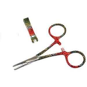 Stainless Steel Trout Print Fly <b>Fishing</b> Plier Convenient Hook Removal Clamps - Product Image 4