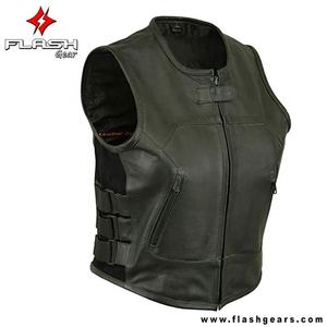 Nouveau gilet de motard en cuir de haute qualité pour homme, coupe-vent, grande taille, style heavy metal rock - Product Image 3