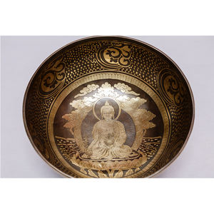 Grand maillet sonore d'alchimie fait à la main chakra du Népal ensemble de bols chantants tibétains en métal bronze pour la méditation et la guérison - Product Image 5