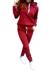 Ensemble 2 pièces décontracté en coton pour femmes, survêtement avec strass, couleur rose, Logo technique, OEM, vente en gros Boutique - Product Image 5