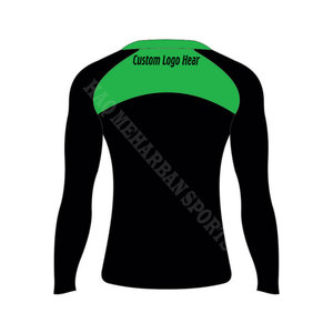 Fabricante al por mayor más vendido de alta calidad diseño de impresión personalizada Rash Guard BJJ MMA rashguard - Product Image 2