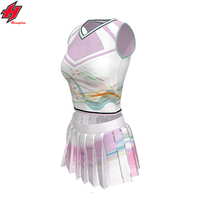 Custom Printed Girls <b>Cheerleading</b> Uniforms Sportswear Cheerleader Costume Wholesale Spandex Custom <b>Cheerleading</b> Suits - Product Image 2