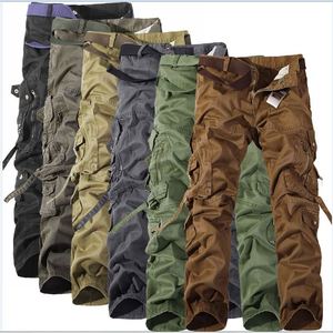 Pantalones Cargo deportivos informales para hombres y mujeres Pantalones de moda de camuflaje con múltiples bolsillos Diseñado a medida y hecho de la mejor tela - Product Image 4