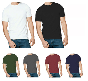 Camisetas lisas con impresión personalizada para hombre, camisetas en blanco en diferentes colores con servicio de impresión personalizado - Product Image 2