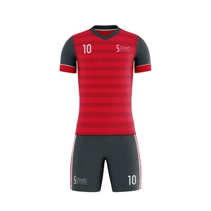 Uniforme de football personnalisable, couleur et design sublimés, 100% polyester, séchage rapide, respirant, OEM, unisexe, pour équipes et clubs adultes - Product Image 1