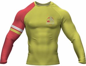 Profesional personalizado MMA surf Rash Guard manga larga ropa de gimnasio con impresión por sublimación - Product Image 5