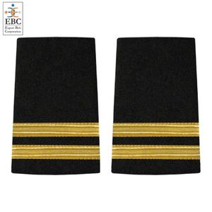 Écussons d'épaule de pilote OEM pour vestes, pulls, chemises de pilote, épaulettes de pilote de ligne, épaulettes à quatre barres, épaulettes de commandant - Product Image 2