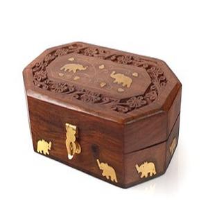 Caja de madera Rosa CHMN521 - Product Image 2