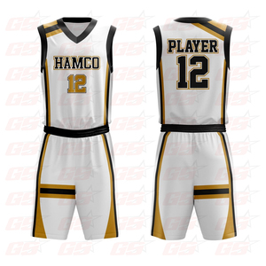 Uniforme de baloncesto juvenil para hombre, diseño personalizado de alta calidad, sublimado - Product Image 3