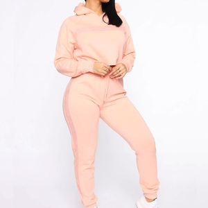 2022 femmes personnalisable Logo broderie grande taille polaire survêtement fermeture à glissière en gros Streetwear survêtement imprimé - Product Image 1