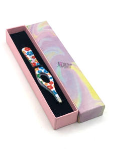 Pince à épiler professionnelle en acier inoxydable à pointe fine pour sourcils, avec logo personnalisé, instrument de beauté - Product Image 5