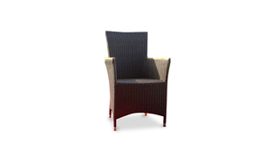 <b>garden</b> furniture / outdoor furniture / indoor furniture dining <b>chair</b> wicker with teak arm - Product Image 2