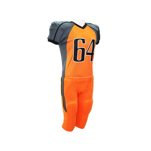 Uniforme de football américain de haute qualité avec logo personnalisé manches courtes respirant grande taille couleurs et tailles personnalisées pour l'entraînement - Product Image 2