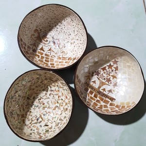 Unique Shape and Design Coconut Shell Bowls, Lacquer Bowls - Product Image 1