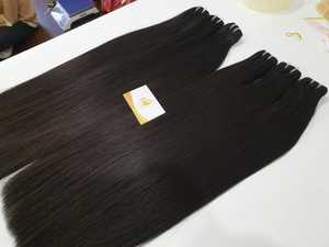 มัดผมเรีมีผมตรงกระดูกระดับพรีเมี่ยมสำหรับผิวด้าน100% หนังกำพร้าผมเวียดนาม8 ''-32'' - Product Image 4