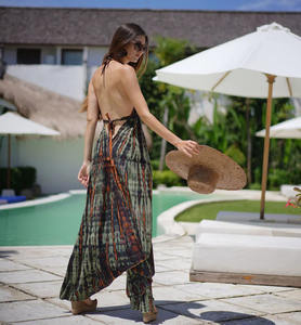 Robe de plage pour femmes, en rayonne, vêtement d'été décontracté - Product Image 3