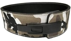 Durable de levantamiento de respaldo entrenamiento genuino de cuero logotipo personalizado camuflaje de levantamiento de pesas de la competencia cinturones - Product Image 2