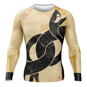 Compression MMA BJJ JUDO NOGi Karate <b>Rash</b> <b>Guard</b> Sublimated Printed Surfing Bjj <b>Rash</b> <b>Guard</b> for Men <b>Women</b> - Product Image 1