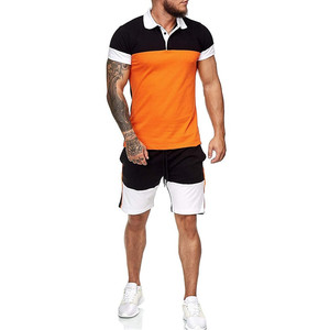 Custom Solid Color Summer Men Short Suits Wholesale Youth and Adults Fashion Causal <b>Twin</b> <b>Sets</b> - Product Image 4