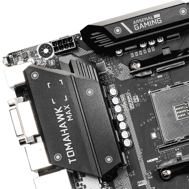 MSI B450 TOMAHAWK MAX - Gaming Motherboard for AMD Ryzen