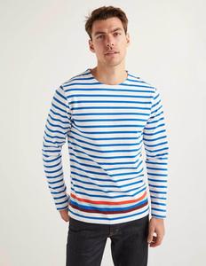 T-shirt universitaire vintage pour hommes grande taille 100% coton respirant col rond manches longues polaire lourde coupe haute vêtements de sport - Product Image 2