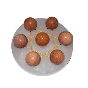 Set de Cuarzo Cristalino con Aventurina Melocotón para Sanación en Venta |   La Mejor Oferta en Set de Sanación con Cuarzo Cristal y Aventurina Melocotón - Product Image 1