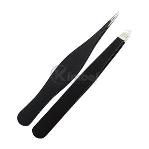 Jeu de pincettes à sourcils, pinces à épiler inclinées et pointues pour modeler les sourcils sous votre propre Logo, 2 pièces - Product Image 2