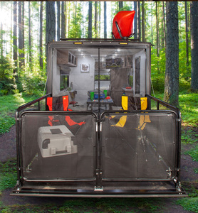 Ecocampor <span class=keywords><strong>Petite</strong></span> <span class=keywords><strong>caravane</strong></span> tout-terrain, <span class=keywords><strong>caravane</strong></span> de voyage, <span class=keywords><strong>caravane</strong></span>, remorque <span class=keywords><strong>pour</strong></span> véhicules tout-terrain, camping, durable, fibre de verre, aluminium - Product Image 4