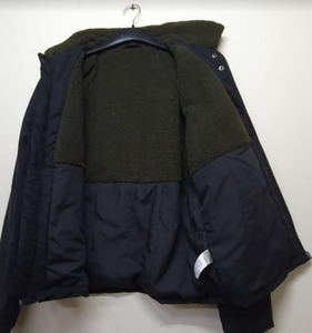 Lot de stock du Bangladesh : Blousons d'hiver pour hommes à manches longues, style motard, avec étiquettes de marque authentiques, couleur unie, teinture vintage - Product Image 2