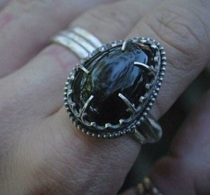 Est Elling uality IGH uality 925 Solid terterling ililver atatural lack NYX ememstone nndian andand made holholesale Rice arroz uxurious - Product Image 1