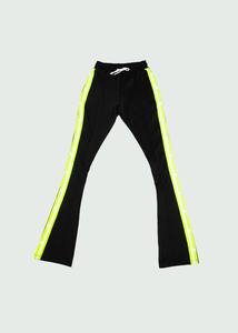 กางเกงวอร์มลำลองแต่งระบายดีไซน์แบบเรียงซ้อนกันมีแถบข้างและกระเป๋ายืดได้ใส่สบาย - Product Image 3