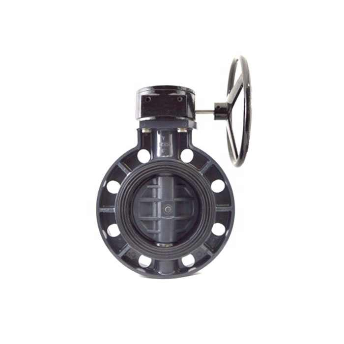 Производитель китайских дверных клешневых кранов типа PVC с зубчатой передачей и двумя фланцами