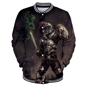 PIHA SPORTS Men's Winter <b>Anime</b> 3D Globin Slayer Jacket Coat <b>Jumper</b> Sweatshirt 220g Knitted Fabric - Product Image 3