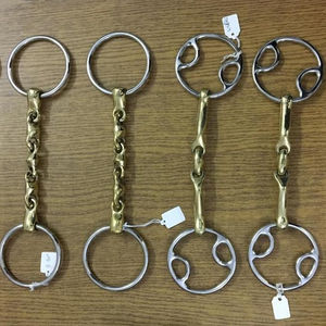 Broca de caballo con boca de plata alemana-piece & SS Steel Shanks - 12,14,16mm - Product Image 1