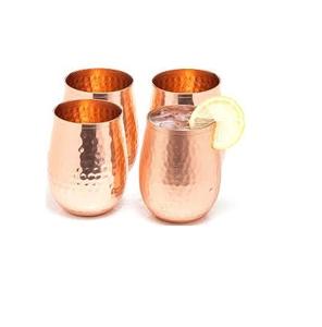 Verre à boire en cuivre pour les ustensiles de bar et la vaisselle de table, pour les gobelets, les jus et l'eau, verre en cuivre - Product Image 2