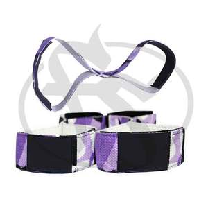 Sangles en coton de récupération de poids, avec rembourrage en néoprène pour la musculation, 2 pièces - Product Image 4