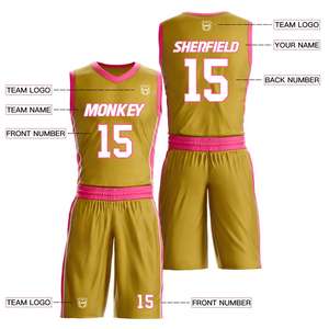 Uniforme de basket-ball au Design Unique personnalisable, ensemble d'uniformes avec figurine sublimation - Product Image 2