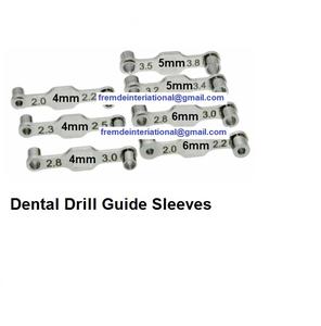 Manchons de fraises dentaires double face, instruments de chirurgie implantaire dentaire, acier inoxydable de haute qualité, qualité médicale, certifié CE et ISO - Product Image 5